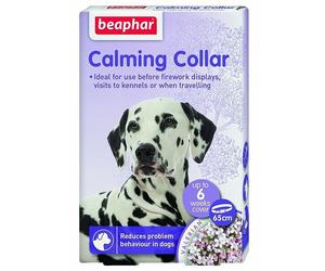 Beaphar Calming Dog Collar Reduces Stress, Fireworks & Travel Behaviour Problems