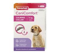 Beaphar - CaniComfort® Calming Collar For Puppies (up to 45cm)- Provides Ongoing Support To Anxious and Nervous Dogs - Starts to Work in 15 Minutes - Helps Ease Fear of Fireworks