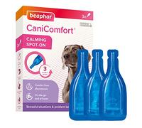 Beaphar | CaniComfort Calming Spot-On for Dogs | Reduces Anxiety & Stress | Fast-Acting | Starts to Work in 15 Minutes | Ideal for Short-Term Events like Fireworks | 3 Pipettes