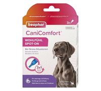 Beaphar - CaniComfort® Calming Spot-On for Dogs - Reduces Anxiety & Stress - Fast-Acting - Starts to Work in 15 Minutes - Ideal for Short-Term Events like Fireworks - 3 Pipettes