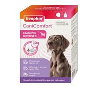 Beaphar - CaniComfort® - Pheromone Calming Diffuser for Dogs - Plug-In & Refill - Reduces Stress, Anxiety & Unwanted Behaviour - Long-Lasting - Lasts Up To 30 Days & 70m² - Reduces Fear of Fireworks