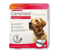 Beaphar - Canishield Medicated Dog Flea Collar - Kills Fleas, Ticks & Sandflies - Adjustable for Large Dogs (up to 65cm) - Long-Lasting Protection - Vet Strength Treatment
