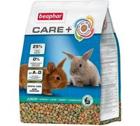 Beaphar Care Plus + Junior Rabbit Food Feed Complete Diet 1.5Kg Omega & Fibre