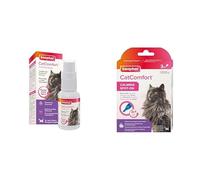 Beaphar | CatComfort 1 x Calming Spray, 30ml & 1 x Calming Spot-On, 3 pipettes Bundle | Reduces Anxiety & Stress in Targeted Areas | Starts to Work in 15 Minutes