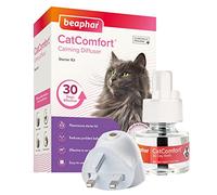 CatComfort Calming Starter Kit Diffuser Plugin With Refill Reduces Anxiety Stress in Cats Helps Ease Fear of Fireworks Covers 70m Area Lasts Up To 30