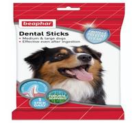Beaphar Dental Sticks Med/lge Dog 7 Sticks (Pack Of 12)