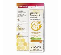 Beaphar - Derma+ Wound Cream for Pets 30ml - First aid soothing cream with honey, Aloe vera & turmeric - Supports skin recovery, wound healing & soothes dry & irritated skin - Suitable for all pets