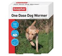 Beaphar Dogs Upto 40Kg One Dose Wormer 4 Tablets - Pack Of 6