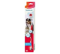Beaphar - Double-Ended Toothbrush with Ergonomic Grip - Dental Care for Cats & D