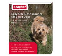 Beaphar - Easy One Dose Worming Tablets For Small Dogs Weighing up to
