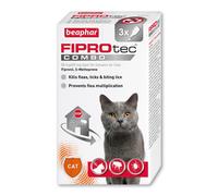 Beaphar - FIPROtec COMBO for Cats - 3 pipettes - Kills Fleas, Flea Eggs, Flea L