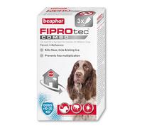 beaphar FIPROtec® COMBO Flea & Tick Spot-On for Dogs - M (10-20kg) - 3 pipettes