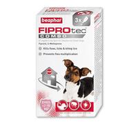 Beaphar - FIPROtec® COMBO for Small Dogs (2-10kg) - 3 pipettes - Kills Fleas, Flea Eggs, Flea Larvae & Ticks - Stops Fleas Multiplying on Pet and in Home - Vet Strength Dog Flea Treatment
