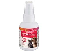 Beaphar - FIPROTEC - Fipronil spray dosed at 2.5 mg/ml - Solution for skin spray for dogs and cats - Acts against fleas, ticks and lice crushers - 100 ml bottle