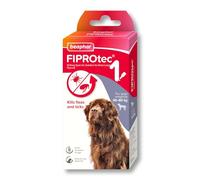 Beaphar - FIPROtec Spot-On Flea & Tick Treatment for Extra Large Dogs 40-60kg - 1 Pipette - Kills Fleas & Ticks - Veterinary Medicine - Easy to Apply Monthly - For Dogs & Puppies from 8 Weeks Old
