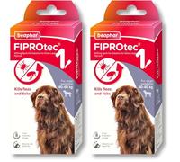 Beaphar - FIPROtec Spot-On Flea & Tick Treatment for Extra Large Dogs 40-60kg - 1 Pipette - Kills Fleas & Ticks - Veterinary Medicine - Easy to Apply Monthly - For Dogs & Puppies from 8 Weeks Old