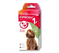 Beaphar - FIPROtec Spot-On Flea & Tick Treatment for Large Dogs 20-40kg - 1 Pipette - Kills Fleas & Ticks - Veterinary Medicine - Easy to Ap