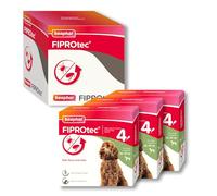 Beaphar - FIPROtec Spot-On Flea & Tick Treatment for Large Dogs 20-40kg - 12 Treatments - Kills Fleas & Ticks - Veterinary Medicine - Easy to Apply Monthly - Suitable for Dogs & Puppies from 8 Weeks
