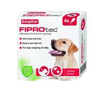 Beaphar FIPROtec Spot-On Flea Treatment Solution for Large Dog (4 pcs)
