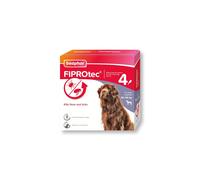 Beaphar | FIPROtec Spot-On for Extra Large Dogs (40-60kg) | Kills Fleas & Ticks | Vet Strength Treatment | 4 Pipettes