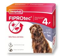 beaphar FIPROtec® Flea & Tick Spot-on For Dogs - XL (>40kg) - 4 pipettes