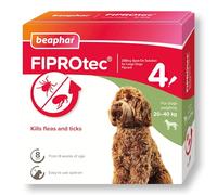 beaphar FIPROtec® Flea & Tick Spot-on For Dogs - L (20-40kg) - 4 pipettes
