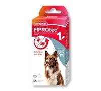 Beaphar FIPROtec Spot On Solution - Medium Dog - 134mg - 1 Pipette