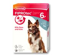 Beaphar FIPROtec Spot-On for Medium Dogs 6 Pack pack