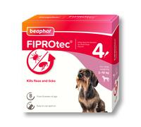 Beaphar FIPROtec Spot-On for Small Dogs 4 Pack pack