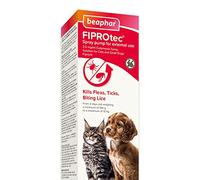 Beaphar - FIPROtec® Spray Pump - Kills Fleas, Ticks & Biting Lice - Suitable for Kittens & Puppies from 2 days old (up to 10kg) - Vet Strength Treatment - 100ml