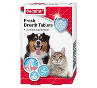 Beaphar | Fresh Breath Tablets | Dental Care For Dogs & Cats | Made from Natural Plant Extract | 40 Tablets