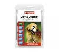 Beaphar - Gentle Leader Head Collar for Medium Dogs - Training Aid - Stops Pulling On The Lead - Immediate Effect - Adjustable Comfortable Fit - Anti-Pull Collar - Behaviourist Endorsed - RED x 1