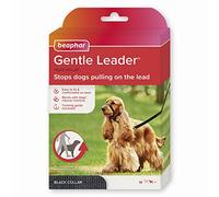 Beaphar | Gentle Leader | Head Collar for Medium Dogs | Stops Pulling On The Lead | Training Aid with Immediate Effect | Endorsed by Behaviourists | Black x 1