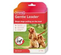 Beaphar - Gentle Leader Head Collar for Medium Dogs - Training Aid - Stops Pulling On The Lead - Immediate Effect - Adjustable Comfortable Fit - Anti-Pull Collar - Behaviourist Endorsed - RED x 1
