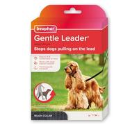 Beaphar - Gentle Leader Head Collar for Medium Dogs - Training Aid - Stops Pulling On The Lead - Immediate Effect - Adjustable Comfortable Fit - Anti-Pull Collar - Behaviourist Endorsed - BLACK x 1