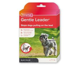 Beaphar - Gentle Leader Head Collar for Small Dogs - Training Aid - Stops Pulling On The Lead - Immediate Effect - Adjustable Comfortable Fit - Anti-Pull Collar - Behaviourist Endorsed - BLACK x 1