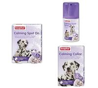 Beaphar | Herbal Calming Spot On & Calming Home Spary & Calming Collar Bundle | 1 x Spot On & 1 x Home Spary & 1 x Collar | For Dogs during Stressful Situations