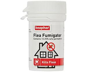 Beaphar | Household Flea Fumigator | Kills Fleas & Insects in the Home | Smoke-Action Home Treatment | Disperses A Powerful Cloud Of Smoke | Covers up to 30m2