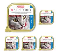Beaphar Kidney Diet for Cats, Salmon, 100g (Pack of 5)