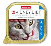 Beaphar | Kidney Diet for Cats | Supports Renal Function | Renal Insufficiency | Vet Recommended | Kidney Care | Low Protein & Low Phosphorus | Salmo