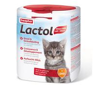 Beaphar - LACTOL - Formula milk powder - Enriched with DHA protein source - For unweaned kitten, pregnant or nursing female and elderly or sick cats - 500g