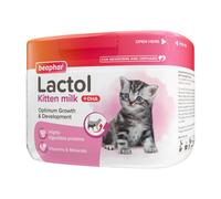 Beaphar - Lactol Kitten Milk 250g - Milk Replacer & Complete Feed for Newborn & Weaning Kittens - For growth & development - Contains DHA, Taurine & Vitamins - Ideal for Hand-Rearing - Use from Birth
