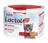 Beaphar Lactol Powdered Kitten Milk - Complete Milk Replacer for Newborn & Orphaned Kittens with DHA, Taurine, Biotin & Vitamins