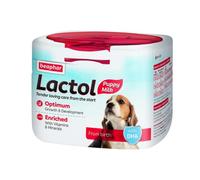 Beaphar- Lactol Puppy Milk 250g - Milk Replacer & Complete Feed for Newborn & Weaning Puppies - For growth & development - Contains DHA, Vitamins & Minerals - Ideal for Hand-Rearing - Use from Birth