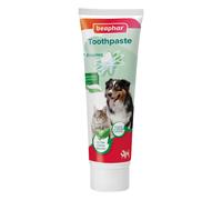 Beaphar - Liver Flavour Toothpaste with Enzymes - Peppermint Oil & Parsley for Extra Fresh Breath - Dental Care for Cats & Dogs - Helps Cont
