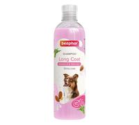 Beaphar - Long Coat Dog Shampoo - Enriched with Almond oil & Aloe vera - Specifically Formulated For Long Coats - Anti-Tangle Action - Vegan - Mild & pH Neutral - For Fresh, Clean, Shiny Coats - 250ml