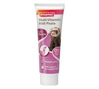 Beaphar | Multi-Vitamin Paste for Ferrets | Promotes Natural Passage of Hairballs | Prebiotic Aids Digestion | Tasty Treat with Added Vitamins & Minerals | For Ferrets of all Ages | 100g Tube