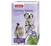 Beaphar Natural Effective Calming Solutions Cat Dog Stress Relief Fireworks Vets (Calming Tablets - Dog/Cat, Multibuy Saving - TWO)