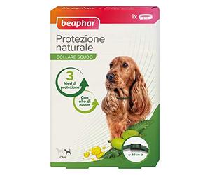 Beaphar Natural Protection, Adjustable Shield Collar for Medium Dogs, with Neem Oil, Up to 3 Months Protection, 65 cm