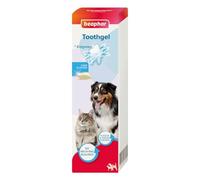 Beaphar - No-Brush Toothgel with Enzymes - Dental Care for Cats & Dogs - Helps Control Plaque and Tartar, and Freshen Breath - Fluoride-Free - Liver Flavour - No Brushing Required - 100g Tube